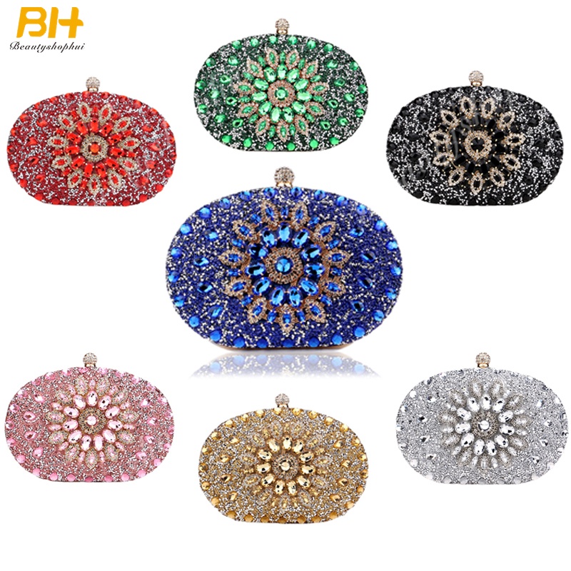 Ví Cầm Tay Đính Đá Thời Trang 2022 Sang Trọng Cho Nữ