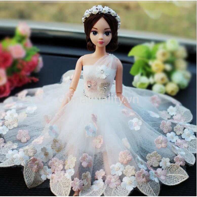 1yard vải ren thêu hoạ tiết vintage rộng 18cm dùng để trang trí đám cưới