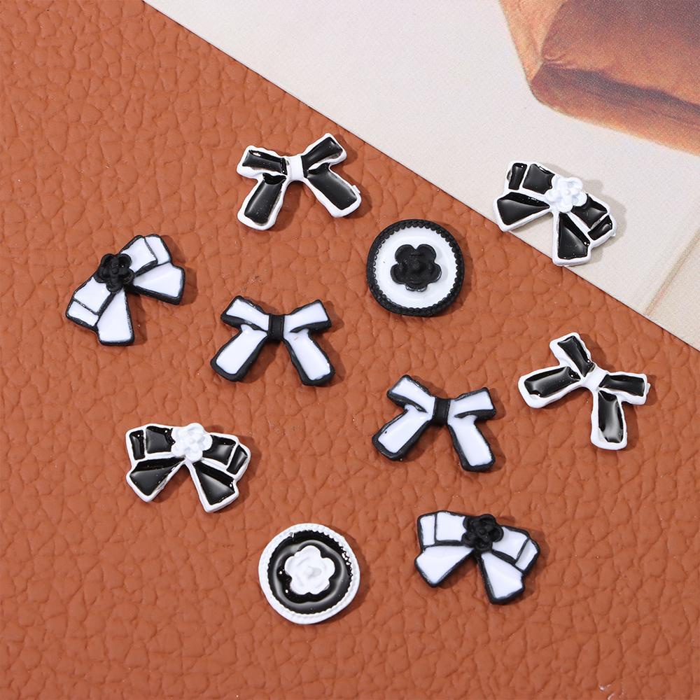 1 Túi Phụ Kiện Trang Trí Móng Tay Hình Nơ Bằng Kim Loại Xinh Xắn