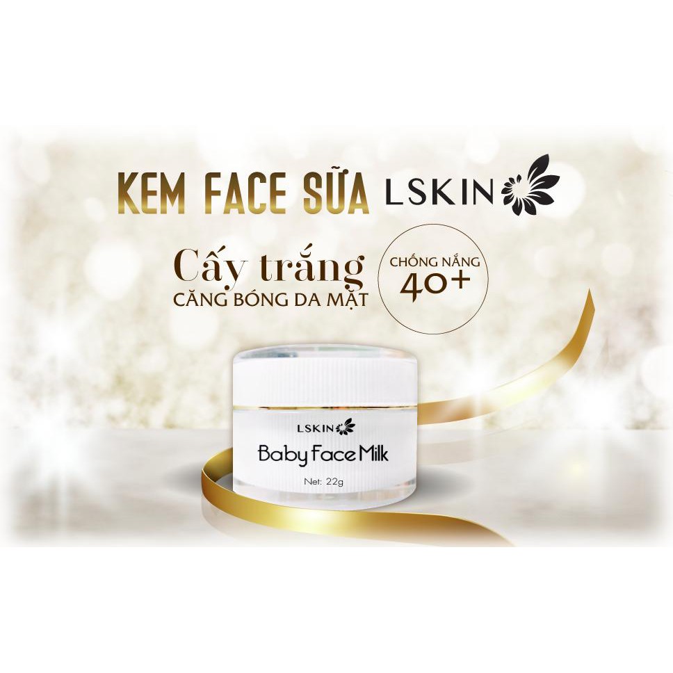 Kem baby face milk Đan Thy Chính hãng