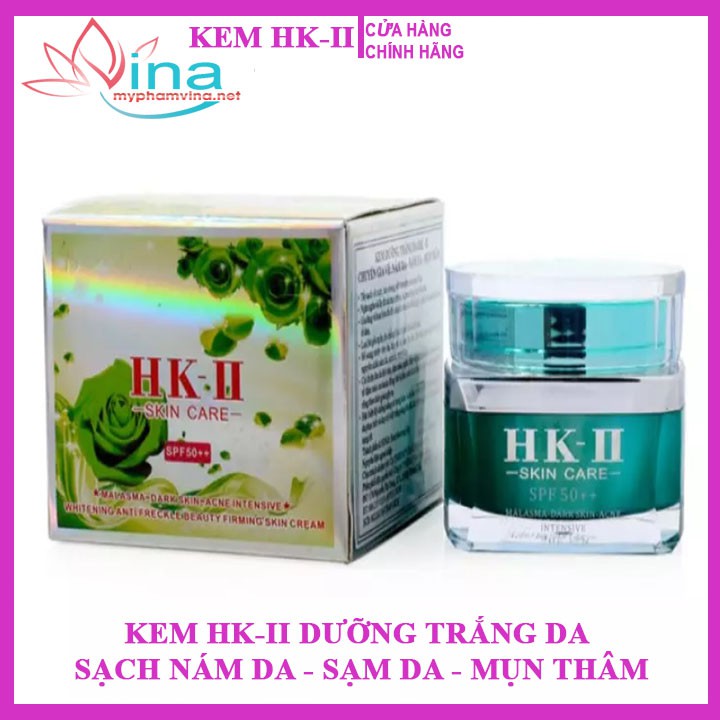 KEM HK-II DƯỠNG TRẮNG DA SẠCH NÁM DA-SẠM DA-MỤN THÂM 20gr