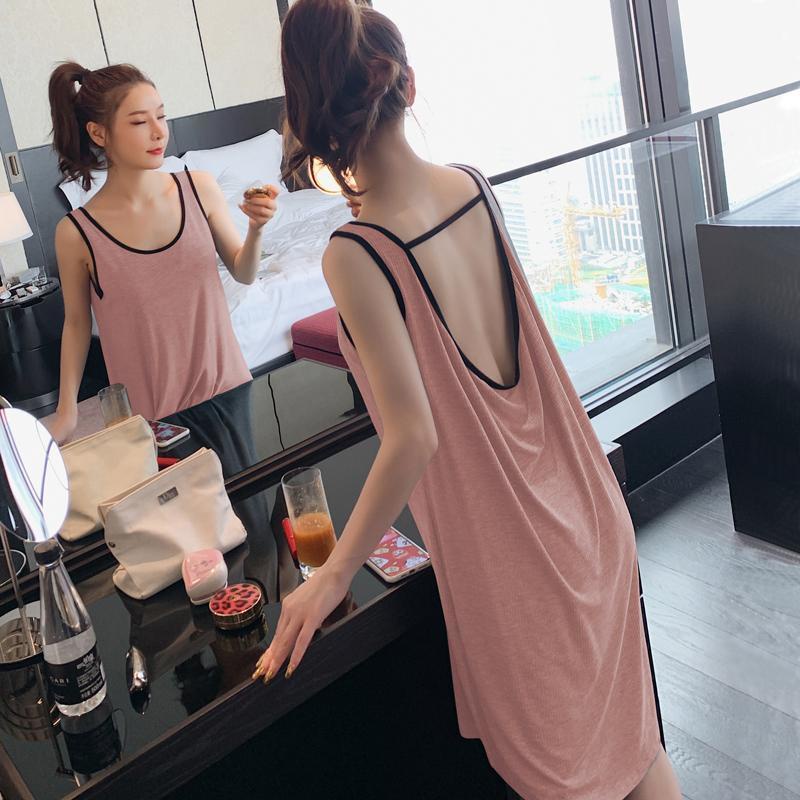 Đồ ngủ Không Tay Hở Lưng plus size Cho Nữ