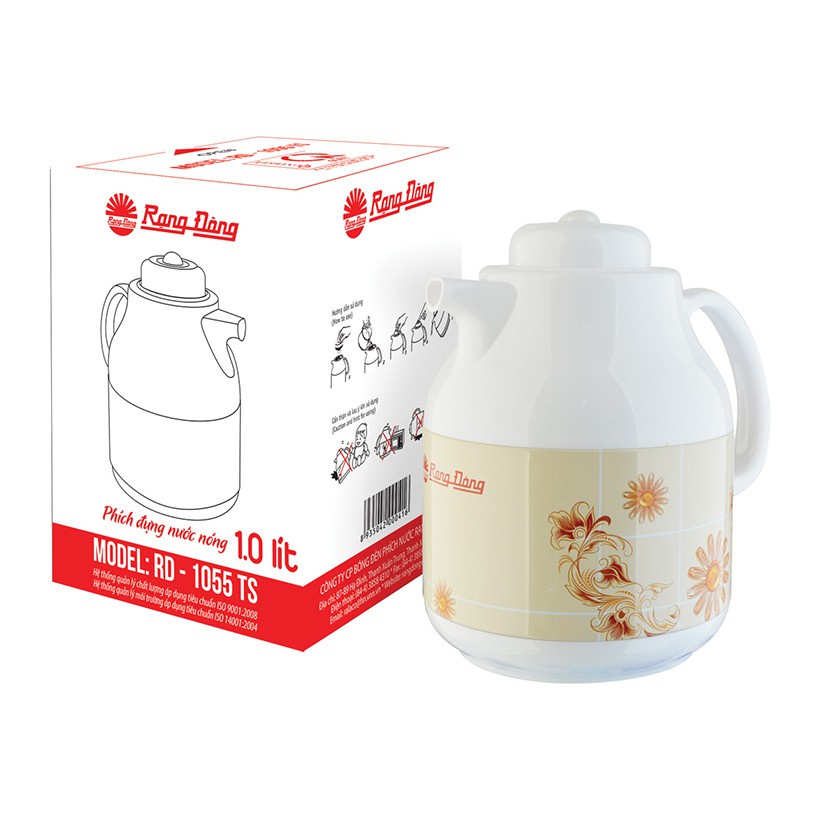 Phích Trà 1 Lít Rạng Đông RD 1055 TS