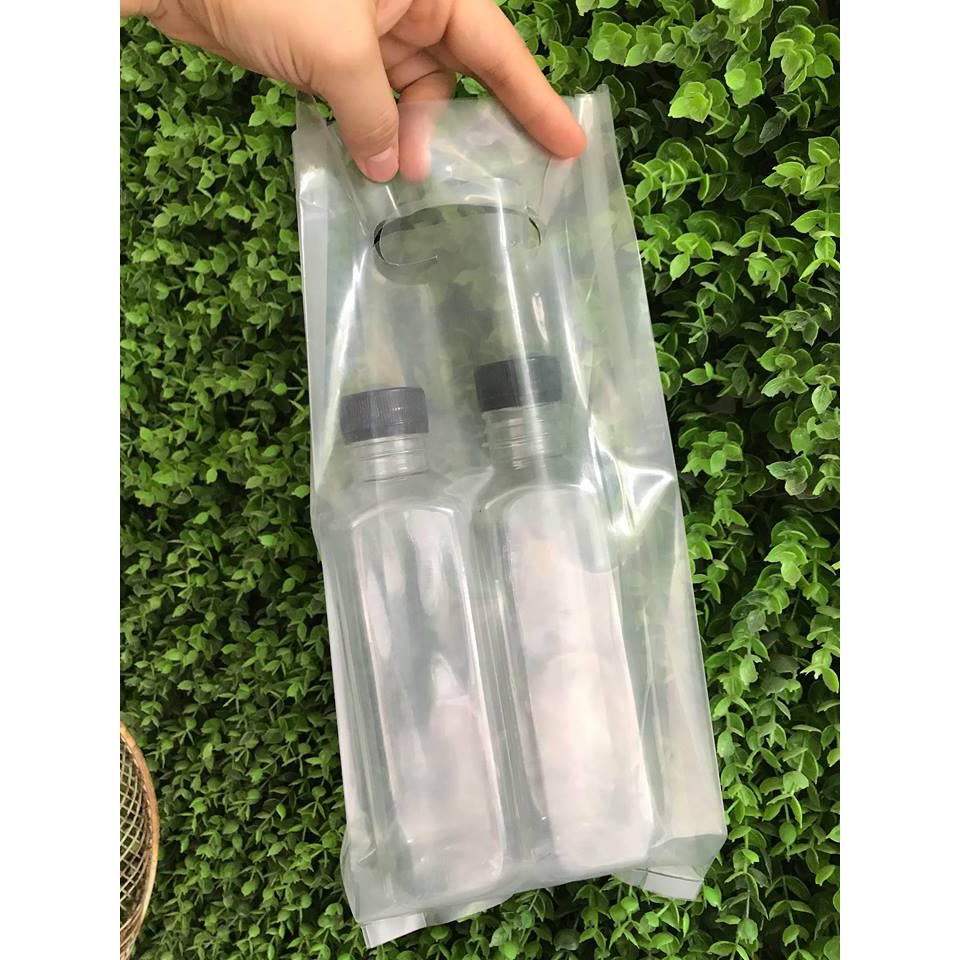 500g Túi đựng trà sữa loại 2 chai/4 chai dày dặn cao cấp