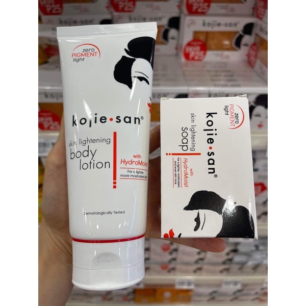 Xà Bông trắng da mờ thâm Kojiesan (135gr) + Dưỡng Ẩm 200ml tặng kèm túi tạo bọt