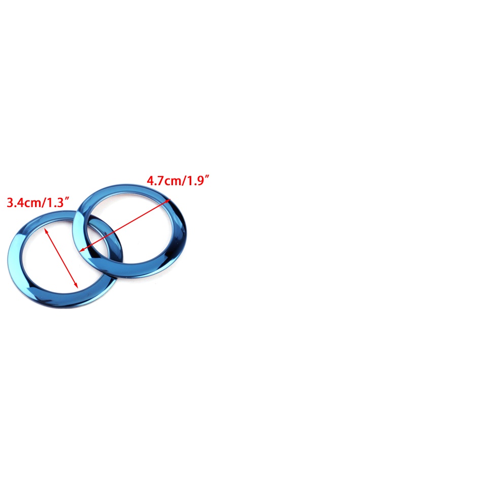2 Cặp Viền Mạ Chrome Cho Loa Xe Mitsubishi Outlander Sport ASX RVR
