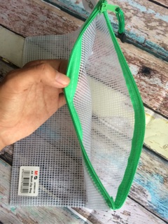 Túi lưới đựng bút, mỹ phẩm khổ A5