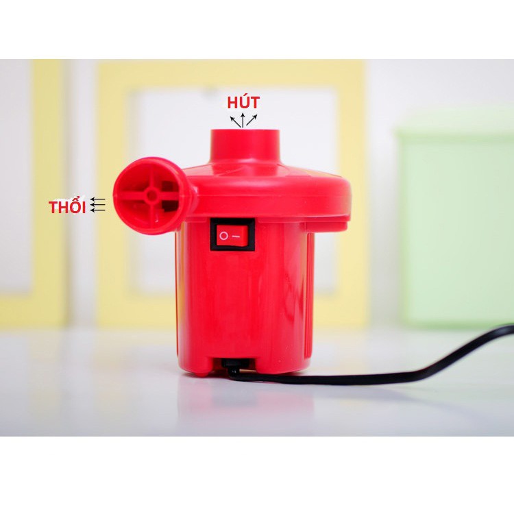 Bơm điện 2 chiều bơm và hút chân không đa năng 2 in 1 - dụng cụ bơm hơi bằng điện tiện dụng