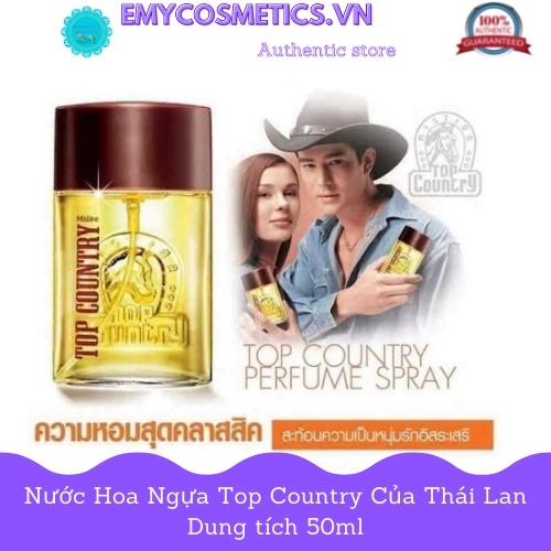 Nước Hoa Ngựa Top Country Mistine Thái Lan 50ml