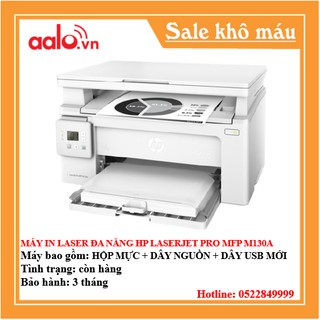 Máy in laserr đa chức năng hp laserjett pro mfp m130a đã qua sử dụng - aalo.vn
