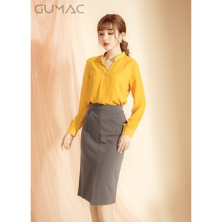 Chân váy body xẻ trước GUMAC CV03918