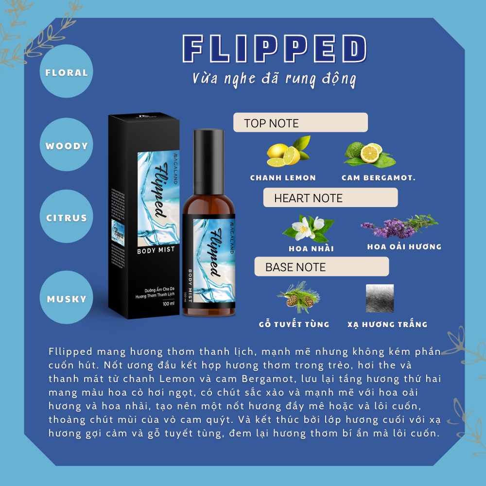 Body Mist Xịt Thơm Toàn Thân Macaland Dưỡng Ẩm Cho Da Lưu Hương Lâu