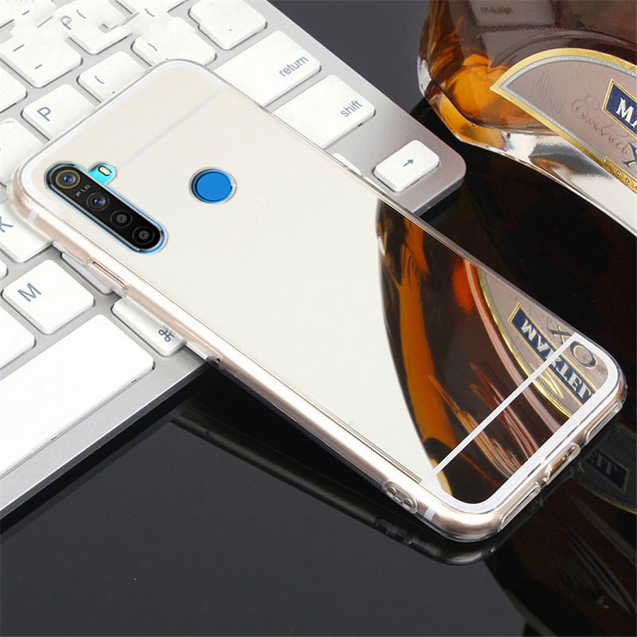 Ốp Điện Thoại TPU Tráng Gương Cho Realme 5 5i 5s 3 Pro Realme C3 Reno 2 2Z 2F