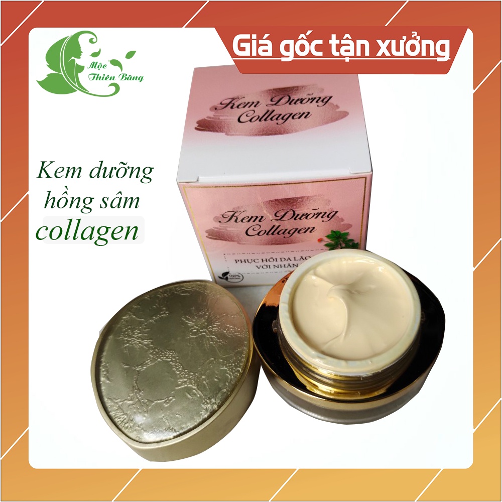 Kem dưỡng hồng sâm collagen giúp da trắng mịn màng và ngừa nám, tàn nhang hiệu quả