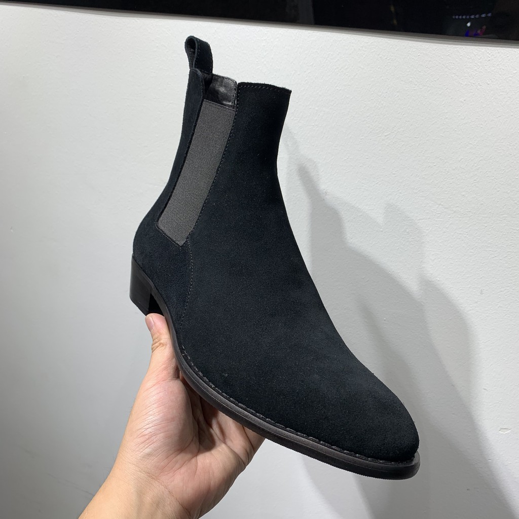 Giày nam Chelsea Boots Da Bò Đế Phíp Cao Cấp Đế BẢO HÀNH 12 THÁNG. Tặng Phụ Kiện