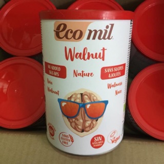 Combo thùng sữa hạt óc chó hữu cơ không đường Ecomil