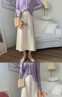 CHÂN VÁY LỤA TRƠN