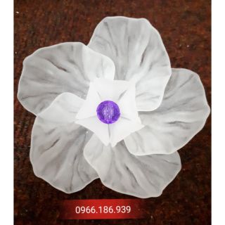 Combo nguyên liệu làm hoa pha lê lan hồ điệp tím trắng