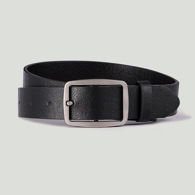 Thắt Lưng Da Nam SK Belt màu nâu Trẻ Trung - Dây Lưng Chất Lượng Cao - Kuu Clothes - SK Belt