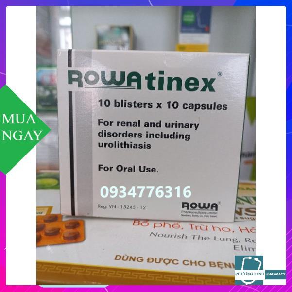 Viên tan sỏi Rowatinex hộp 100 viên  nước sản xuất IRELAND