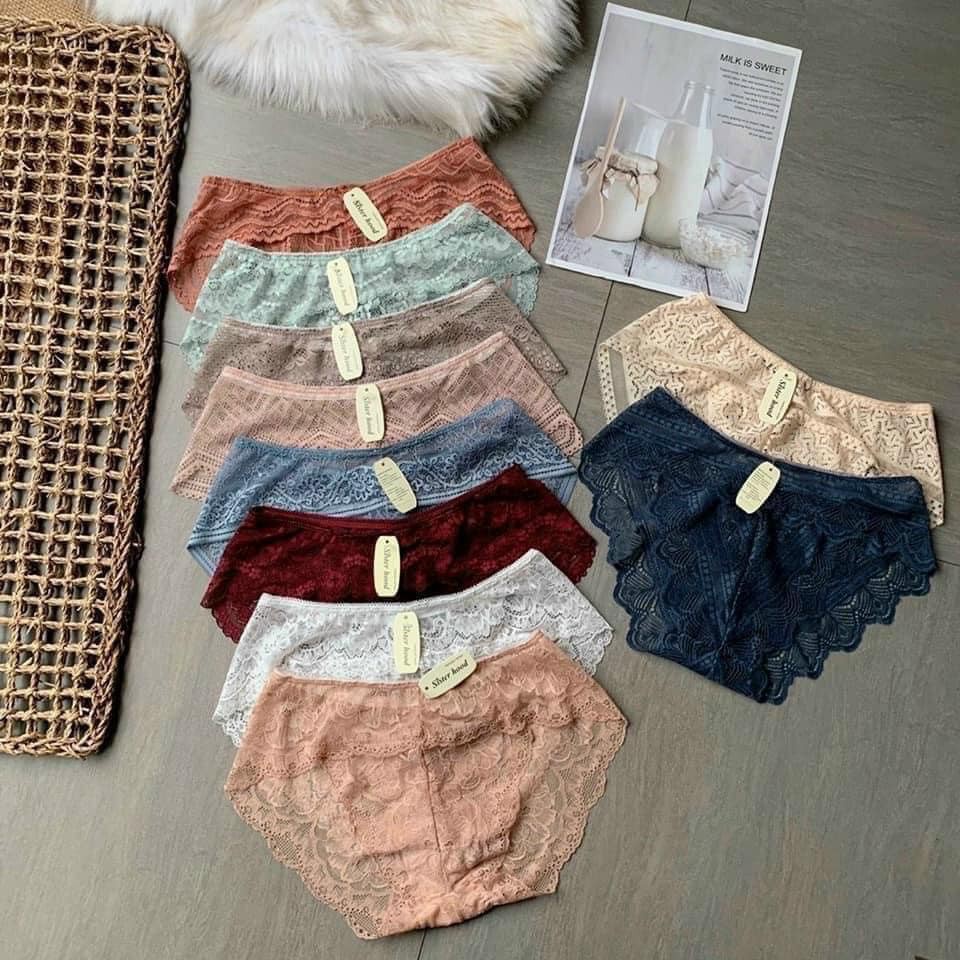 [Mã 2611THTRANG100K hoàn 10% xu đơn 99K] Set 10 quần lót ren chỉ 69K,💖FREESHIP💖,hàng QC | BigBuy360 - bigbuy360.vn