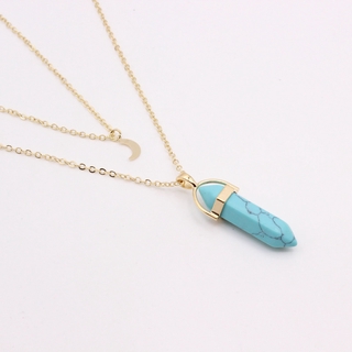 Vòng cổ Mặt Đá Thạch Anh Tự Nhiên