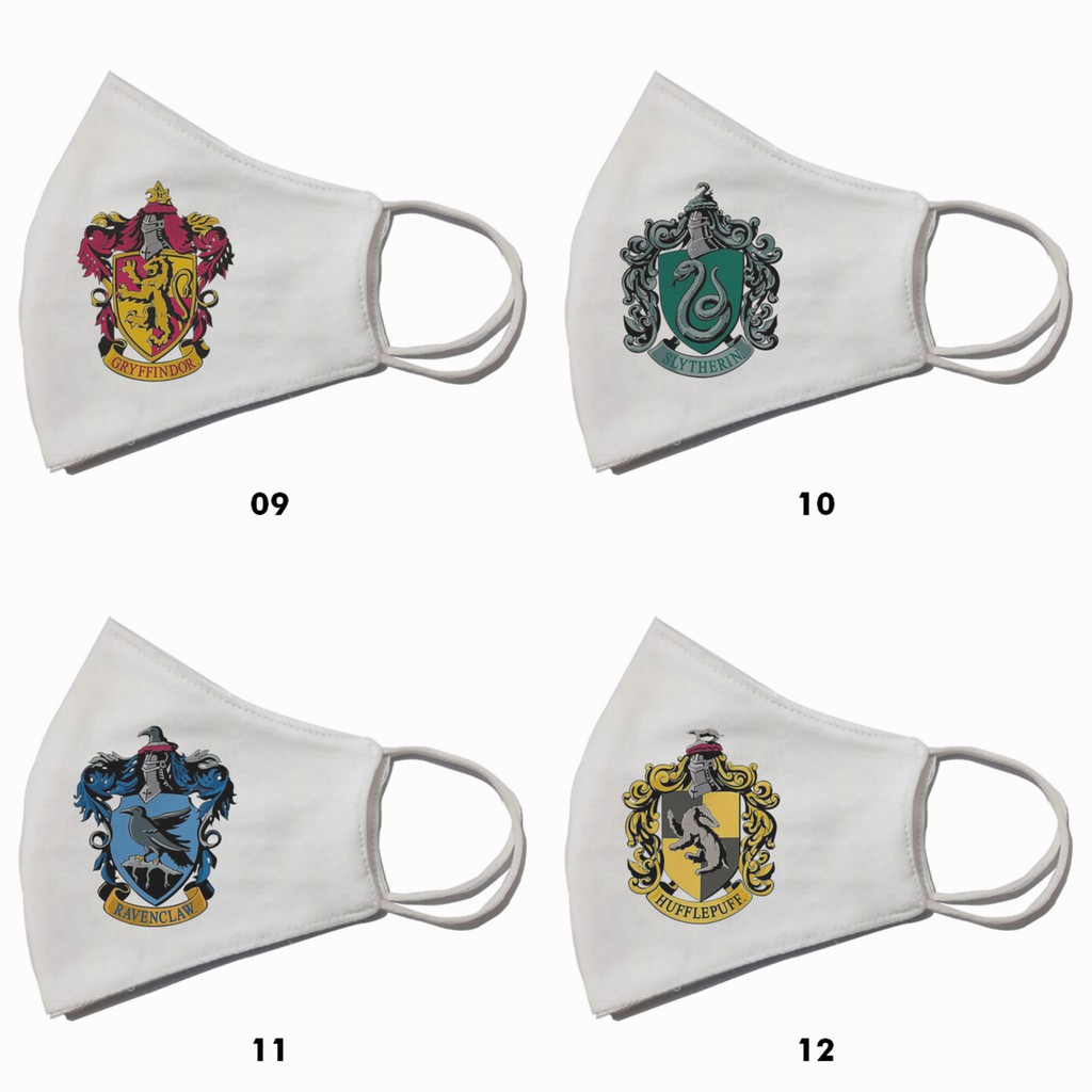 (hàng Mới Về) Khẩu Trang Vải Cotton 2 Lớp Phong Cách Harry Potter. 02