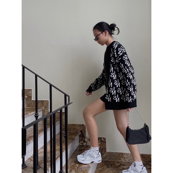 Áo Cardigan oversize unisex , áo khoác len nữ INS