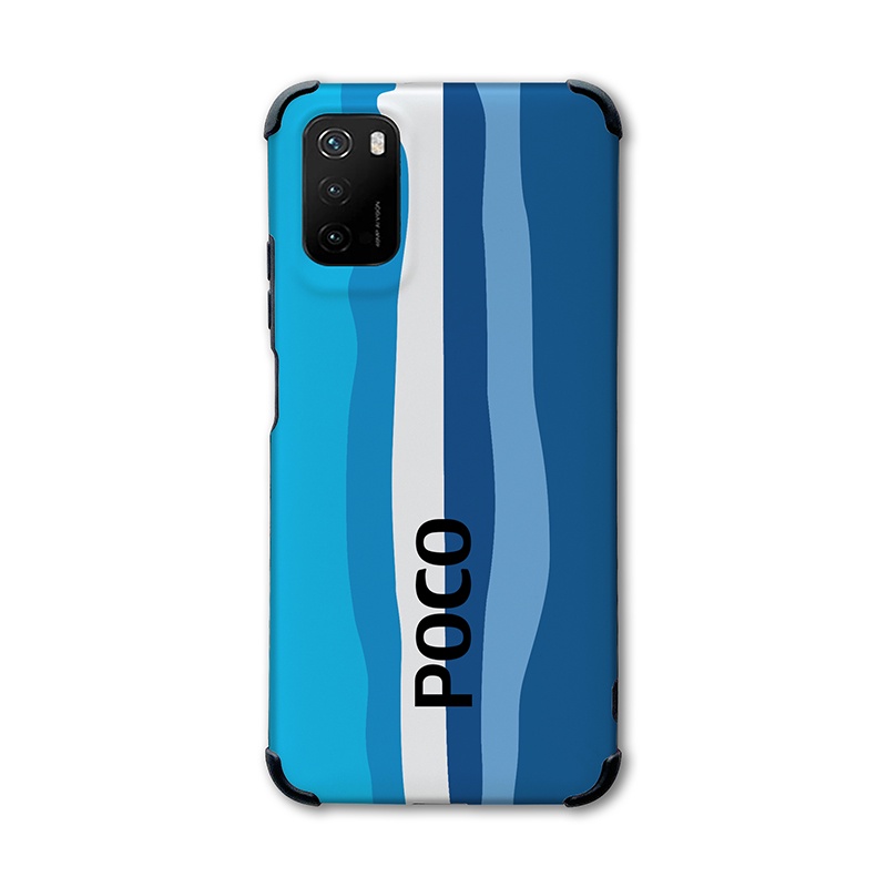 Ốp điện thoại silicon màu gradient cầu vồng cho Xiaomi Poco M3 X3 Pro NFC