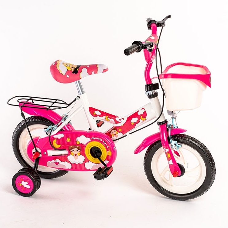 Xe đạp trẻ em 2 bánh TheGirl cho bé gái 2-3-4-5 tuổi Size 12-14inch