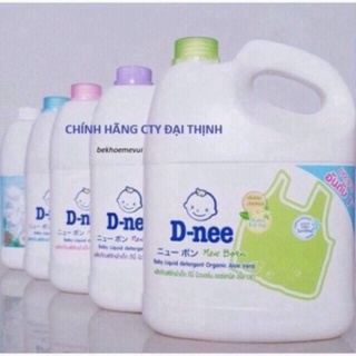 Nước giặt dnee thái lan can 3000ml, nước giặt xả cho em bé - tem đại thịnh