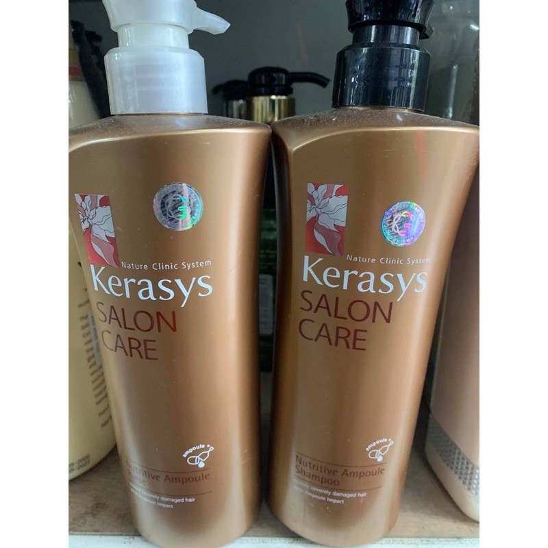 Dầu cặp Kerasys salon care phục hồi tóc hư tổn. Hàng chính hãng