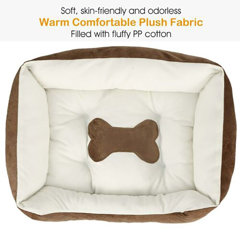 Warm Large Pet Dog Cat Bed Puppy Cushion House Soft Warm Kennel Mat Blanket  5 Sizes Dog Printed Comfortable In Autumn and Winter