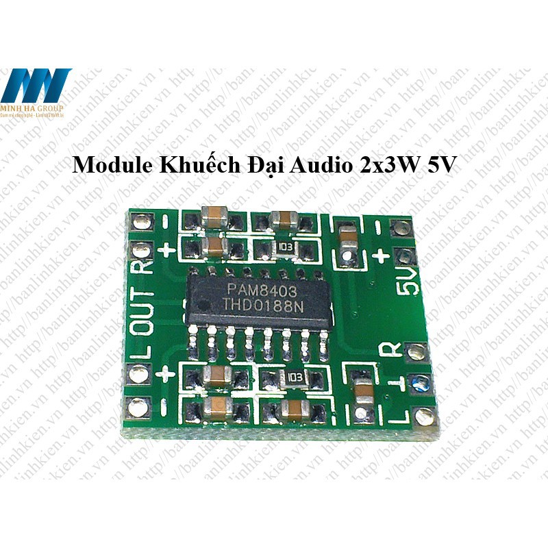 Module Khuếch Đại Audio 2x3W 5V