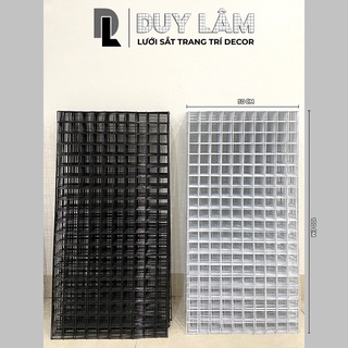 Tấm lưới sắt 50x100cm treo đồ bán hàng, phụ kiện điện thoại, decor trang trí - Lưới sắt Duy Lâm