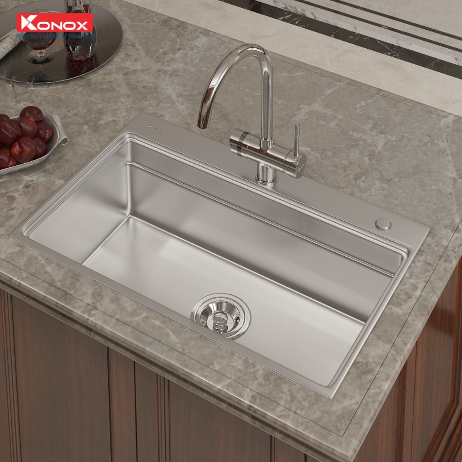 Chậu rửa bát inox KONOX Overmount Sink - KN7548SO