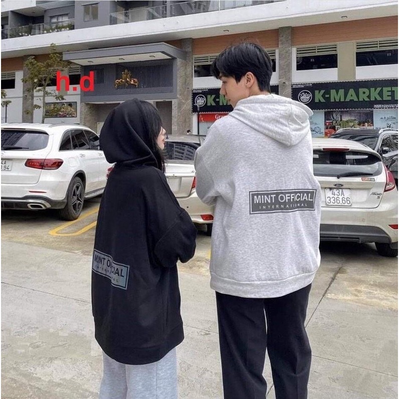 Áo khoá mũ phản Quang Mint cotton HD12