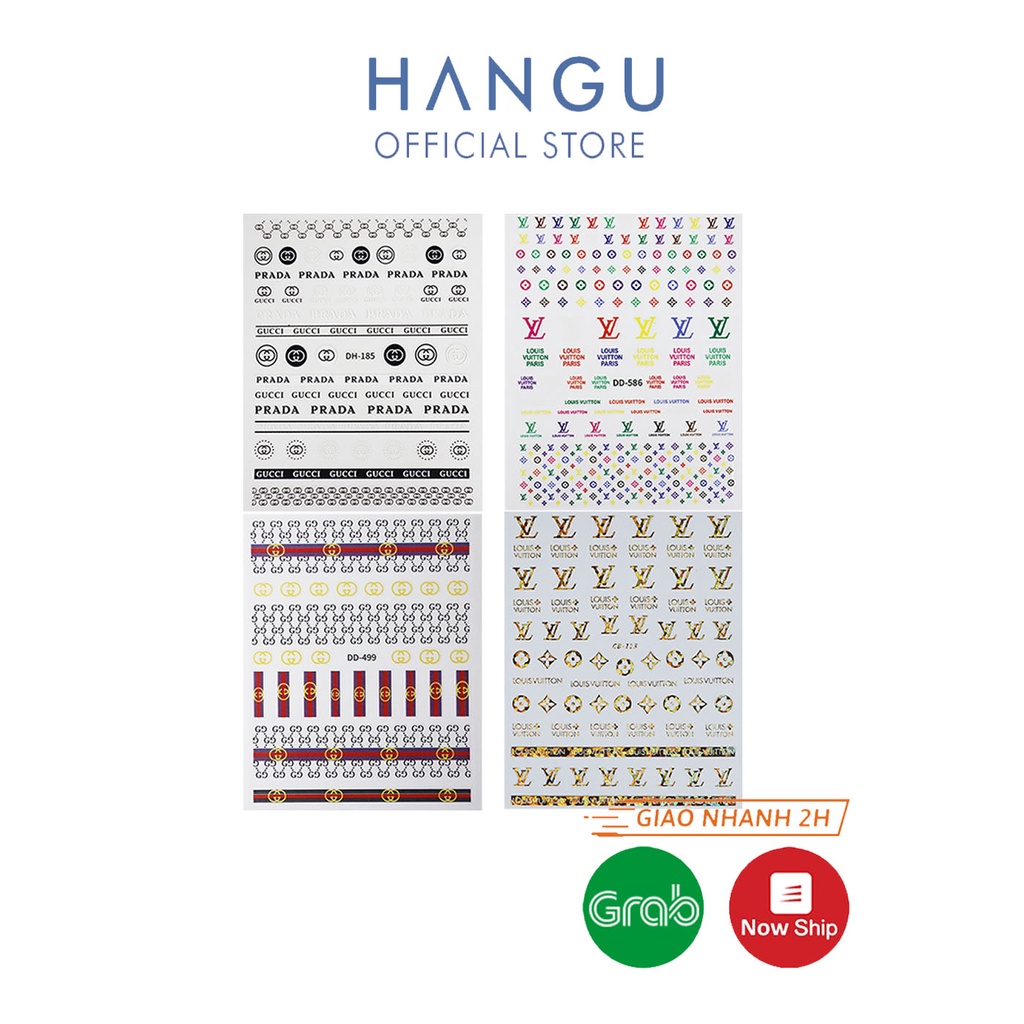 Sticker nail thương hiệu NGHI THẢO trang trí móng