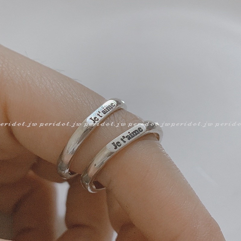 Nhẫn khắc tên theo yêu cầu. Nhẫn đôi