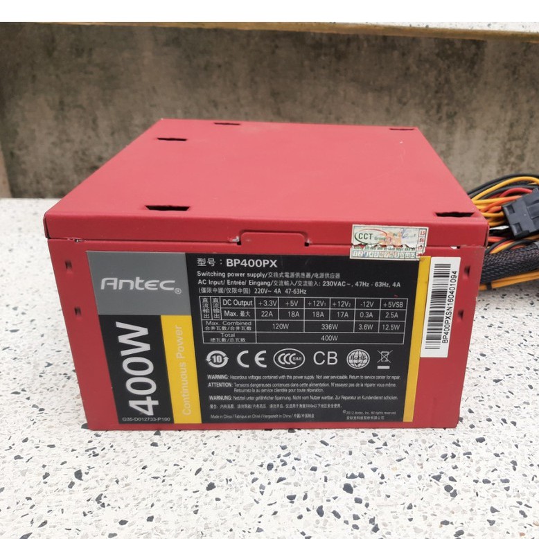 PSU, nguồn máy tính Antec, Cooler master... 400W có đầu 6 pin