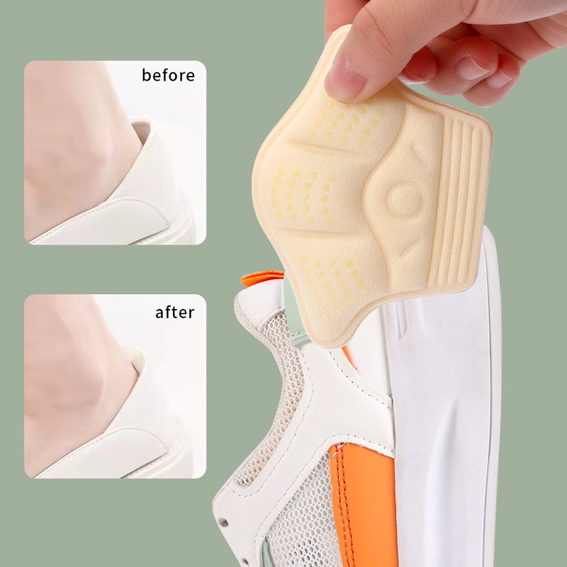 Set 2 Miếng Lót Giày Cao Gót Giảm Đau Chống Mài Mòn Hình Vương Miện Có Thể Điều Chỉnh Kích Thước