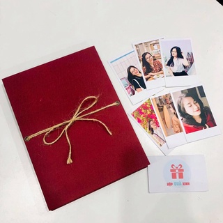 Sổ dán ảnh vintage, album ảnh dán