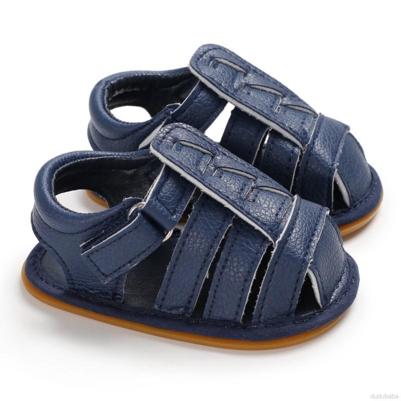 Giày Sandal Da Pu Thoáng Khí Cho Bé 0-18 Tháng Tuổi