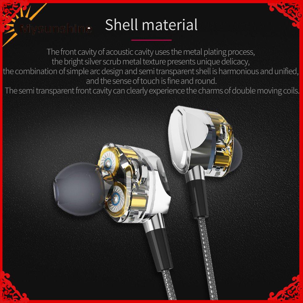 Tai Nghe Nhét Tai Âm Thanh Siêu Trầm Hifi 3.5mm | BigBuy360 - bigbuy360.vn