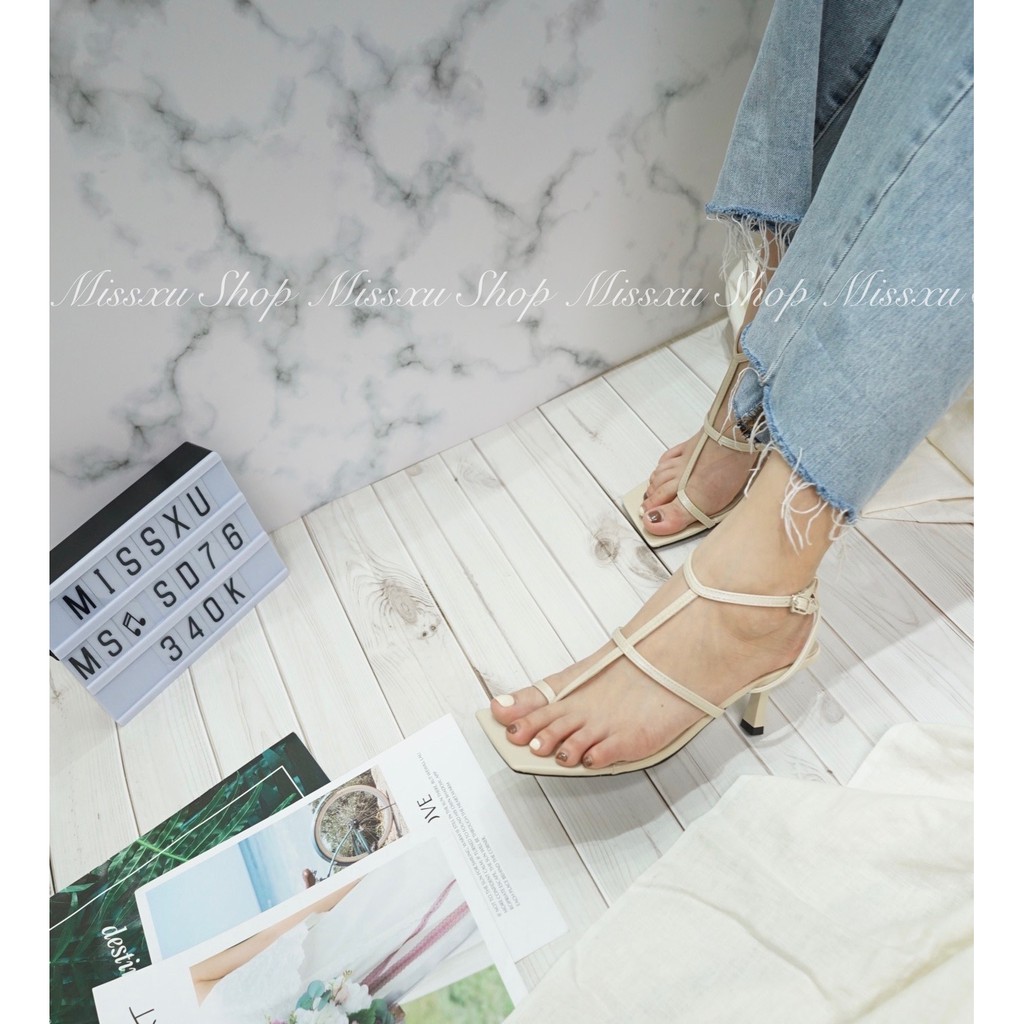 Giày sandal nữ chiến binh xỏ ngón 5cm thời trang MYSS - SD76