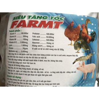 1ki (bao Sài)Siêu tăng tốc FARMT( kích thích ăn nhìu, bóng đẹp,mau lớn,ăn no ngủ khỏe, lợi nhuận kinh tế)