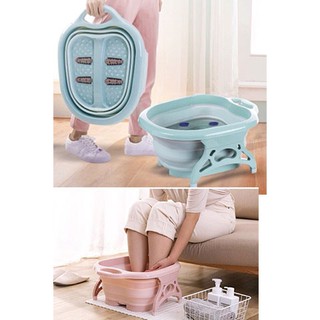 Chậu ngâm massage chân gấp gọn