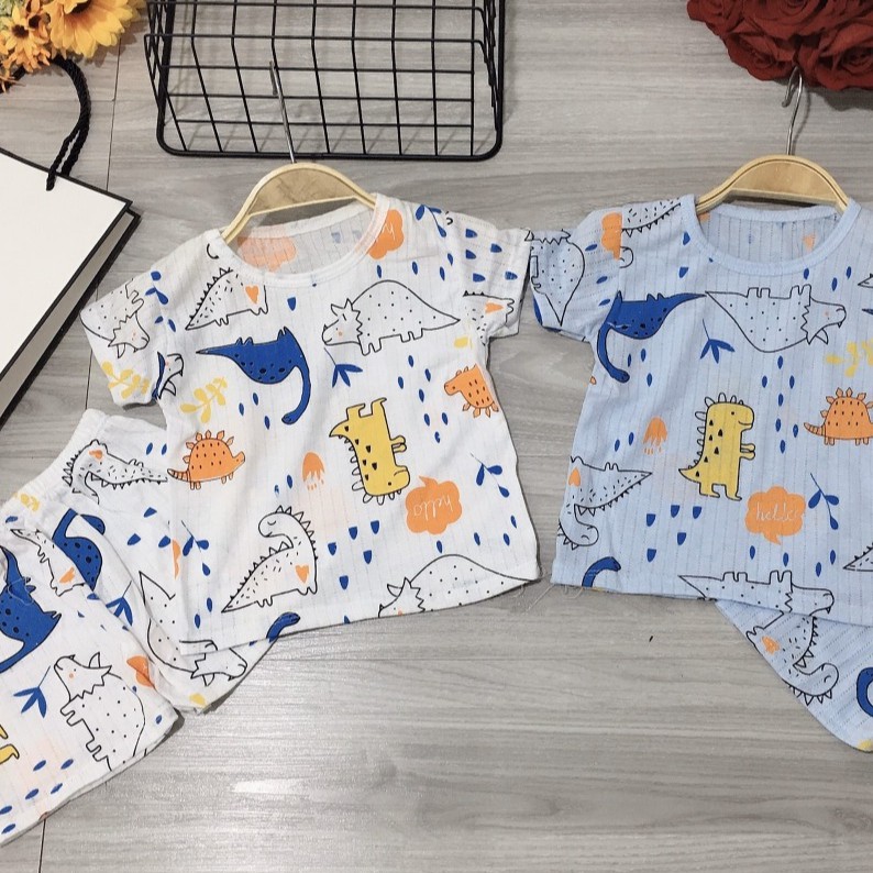 Sét 3 bộ cotton giấy cho bé 7-17kg