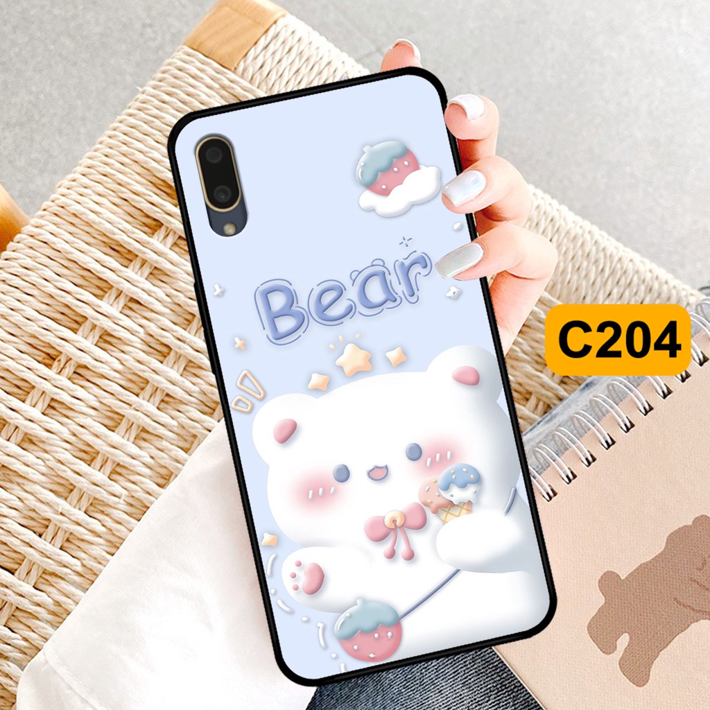 Ốp lưng Vivo V11 / V11i in hình caro gấu thỏ dễ thương