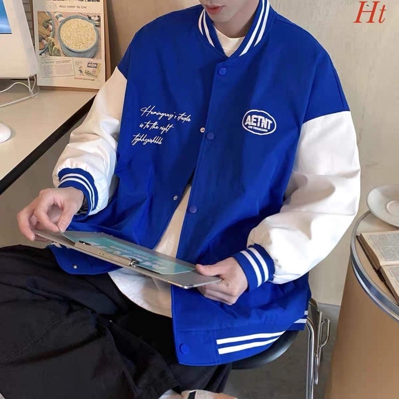 Áo khoác bomber nỉ AET HT12